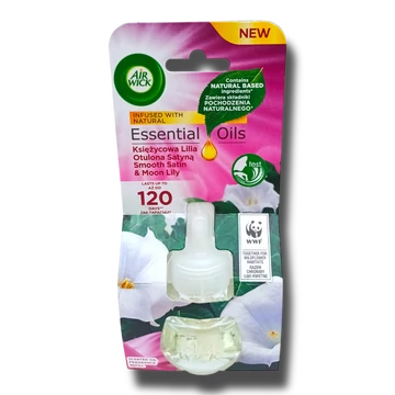 Air Wick utántöltő elektromos készülékhez 19 ml Smooth Satin & Moon Lily Air Wick utántöltő elektromos készülékhez 19 ml Smooth Satin & Moon Lily