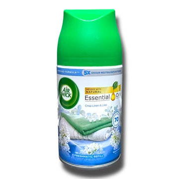 Air Wick Freshmatic készülék utántöltő 250 ml Cool Linen & White Lilac Air Wick Freshmatic készülék utántöltő 250 ml Cool Linen & White Lilac