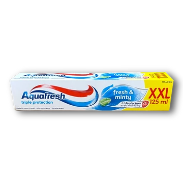 Aquafresh fogkrém 125 ml Triple Protection Fresh & Minty Aquafresh fogkrém 125 ml Triple Protection Fresh & Minty