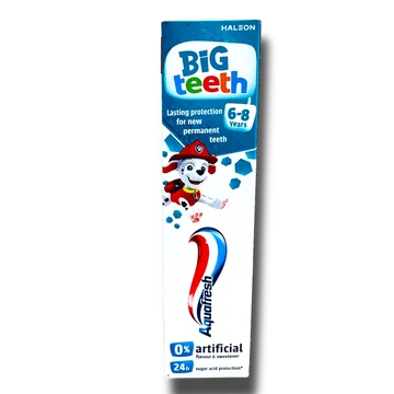 Aquafresh fogkrém junior 50 ml Big Teeth 6+ Aquafresh fogkrém junior 50 ml Big Teeth 6+