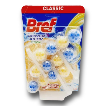 Bref wc illatosító 3x50 g Power Aktiv Lemon Bref wc illatosító 3x50 g Power Aktiv Lemon