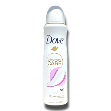 Dove dezodor 150 ml Soft Feel Peony &amp; Amber 0% alcohol