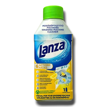 Lanza mosógép tisztító gél 250 ml Lemon Lanza mosógép tisztító gél 250 ml Lemon