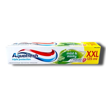 Aquafresh fogkrém 125 ml Triple Protection Mild & Minty Aquafresh fogkrém 125 ml Triple Protection Mild & Minty