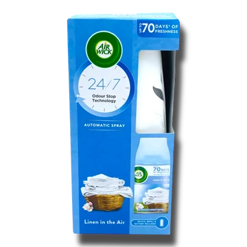 Air Wick Freshmatic készülék+utántöltő 250 ml Linen In The Air Air Wick Freshmatic készülék+utántöltő 250 ml Linen In The Air