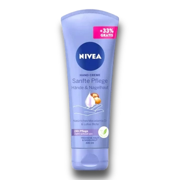 Nivea kézkrém 100 ml Smooth Care / Sanfte Pflege Macadamiaoil &amp; Lotus