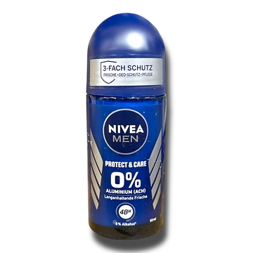 Nivea roll-on férfi 50 ml Protect &amp; Care 0% Alcohol