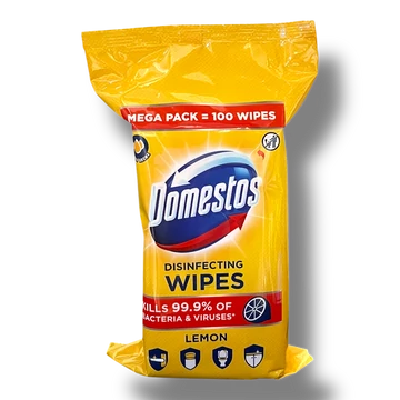 Domestos törlőkendő 100 db Hygienic Lemon Domestos törlőkendő 100 db Hygienic Lemon
