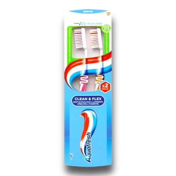 Aquafresh fogkefe duopack Flex Protect Aquafresh fogkefe duopack Flex Protect