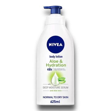 Nivea testápoló pumpás 625 ml Aloe &amp; Hydration