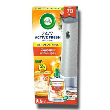Air Wick Active Fresh készülék utántöltővel 228 ml Pumpkin & Winter Spice Air Wick Active Fresh készülék utántöltővel 228 ml Pumpkin & Winter Spice