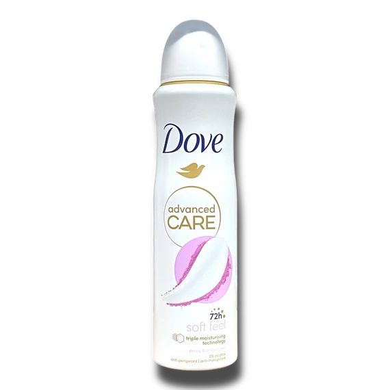 Dove dezodor 150 ml Soft Feel Peony &amp; Amber 0% alcohol