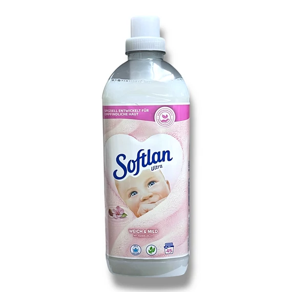 Softlan öblítő 45 mosás 1 l Ultra Weich &amp; Mild Sensitive