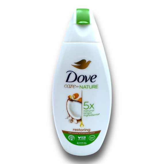 Dove tusfürdő 400 ml Restoring Coconut &amp; Almond